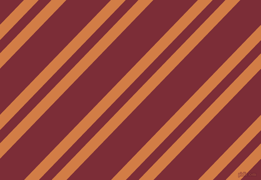 46 degree angle dual stripe lines, 21 pixel lines width, 18 and 63 pixel line spacing, Raw Sienna and Paprika dual two line striped seamless tileable