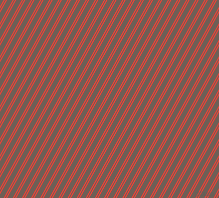 61 degree angles dual stripe line, 2 pixel line width, 2 and 10 pixels line spacing, Red Orange and Dorado dual two line striped seamless tileable
