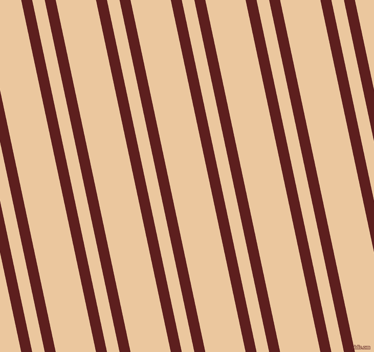 102 degree angle dual stripes lines, 21 pixel lines width, 24 and 77 pixel line spacing, Red Oxide and New Tan dual two line striped seamless tileable