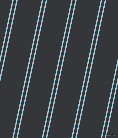 78 degree angle dual stripe line, 5 pixel line width, 10 and 90 pixel line spacing, Regent St Blue and Shark dual two line striped seamless tileable
