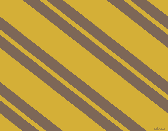 142 degree angle dual striped line, 34 pixel line width, 14 and 89 pixel line spacing, Roman Coffee and Metallic Gold dual two line striped seamless tileable