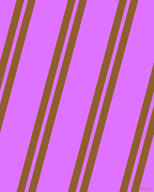 75 degree angles dual stripes lines, 24 pixel lines width, 12 and 102 pixels line spacing, Rusty Nail and Heliotrope dual two line striped seamless tileable