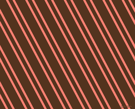 118 degree angles dual stripes lines, 7 pixel lines width, 12 and 30 pixels line spacing, Salmon and Brown Bramble dual two line striped seamless tileable