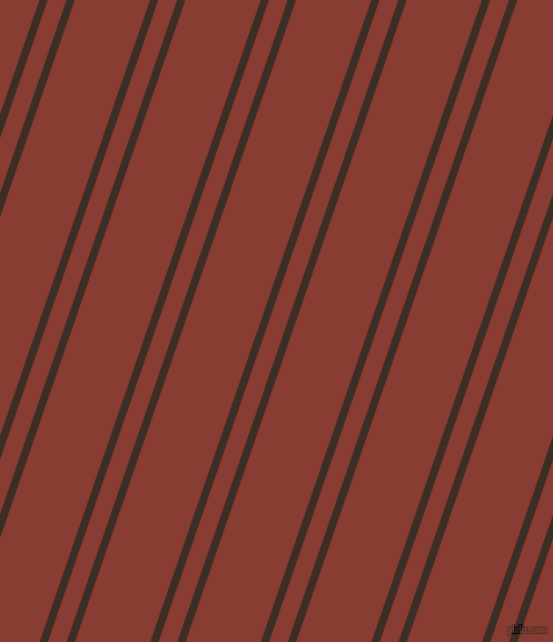 71 degree angles dual stripes line, 7 pixel line width, 16 and 64 pixels line spacing, Sambuca and Prairie Sand dual two line striped seamless tileable