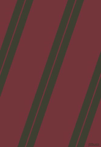 71 degree angles dual striped lines, 23 pixel lines width, 4 and 107 pixels line spacing, Scrub and Merlot dual two line striped seamless tileable
