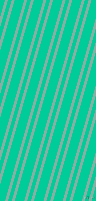 74 degree angle dual stripe lines, 9 pixel lines width, 12 and 30 pixel line spacing, Sea Nymph and Caribbean Green dual two line striped seamless tileable