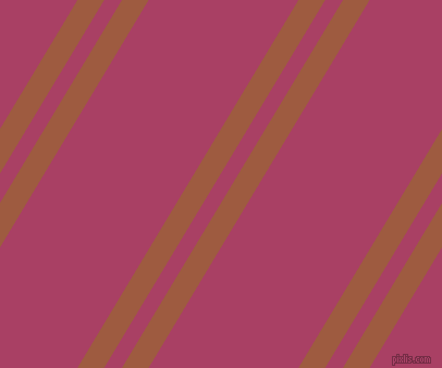 59 degree angles dual striped lines, 21 pixel lines width, 14 and 118 pixels line spacing, Sepia and Rouge dual two line striped seamless tileable