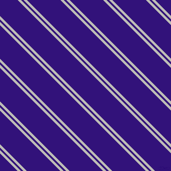 135 degree angle dual stripe lines, 8 pixel lines width, 6 and 80 pixel line spacing, Silver Sand and Persian Indigo dual two line striped seamless tileable