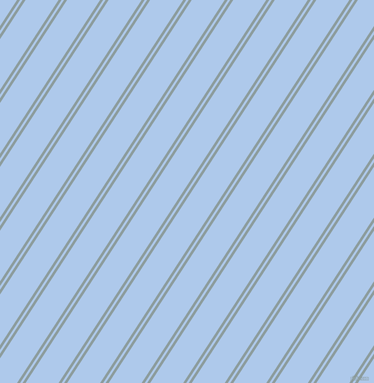 57 degree angle dual striped lines, 5 pixel lines width, 4 and 54 pixel line spacing, Submarine and Tropical Blue dual two line striped seamless tileable