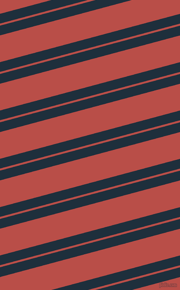 15 degree angle dual striped line, 19 pixel line width, 4 and 52 pixel line spacing, Tangaroa and Chestnut dual two line striped seamless tileable