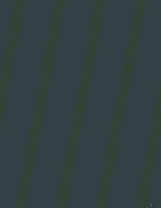 79 degree angle dual striped line, 16 pixel line width, 4 and 100 pixel line spacing, Timber Green and Big Stone dual two line striped seamless tileable