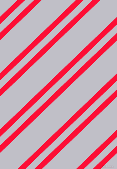 44 degree angles dual stripes line, 17 pixel line width, 20 and 76 pixels line spacing, Torch Red and Ghost dual two line striped seamless tileable