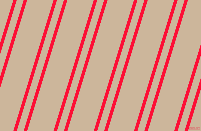 73 degree angle dual stripe lines, 11 pixel lines width, 22 and 84 pixel line spacing, Torch Red and Vanilla dual two line striped seamless tileable
