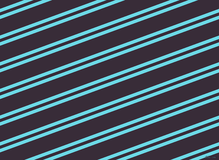 20 degree angle dual stripe line, 11 pixel line width, 10 and 51 pixel line spacing, Turquoise Blue and Valentino dual two line striped seamless tileable