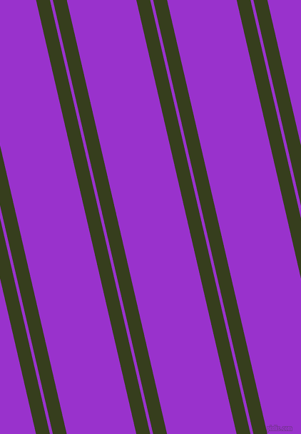 103 degree angles dual striped line, 19 pixel line width, 4 and 95 pixels line spacing, Turtle Green and Dark Orchid dual two line striped seamless tileable