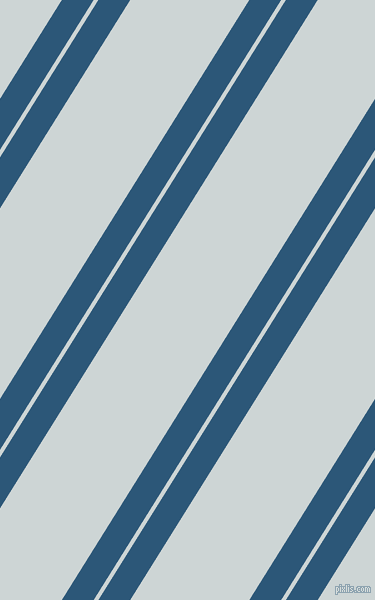 58 degree angle dual stripe lines, 27 pixel lines width, 4 and 101 pixel line spacing, Venice Blue and Zumthor dual two line striped seamless tileable