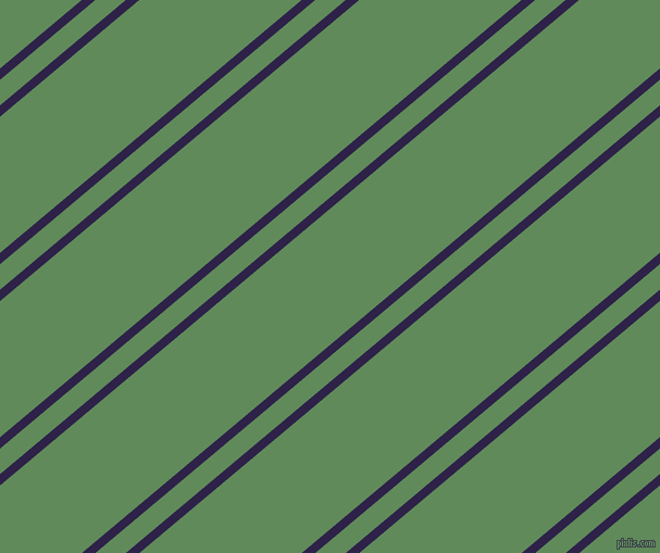 40 degree angles dual striped line, 8 pixel line width, 18 and 96 pixels line spacing, Violent Violet and Hippie Green dual two line striped seamless tileable