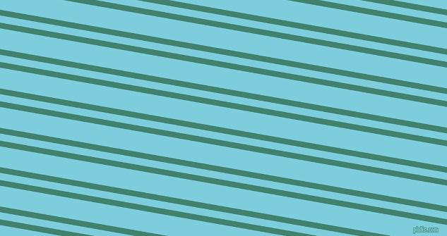 170 degree angles dual stripe line, 8 pixel line width, 10 and 29 pixels line spacing, Viridian and Spray dual two line striped seamless tileable