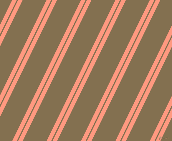 64 degree angle dual stripe lines, 14 pixel lines width, 4 and 73 pixel line spacing, Vivid Tangerine and Shadow dual two line striped seamless tileable