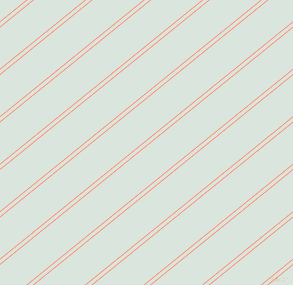 39 degree angles dual stripes line, 2 pixel line width, 6 and 62 pixels line spacing, Vivid Tangerine and Swans Down dual two line striped seamless tileable