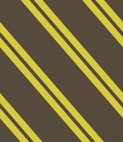 131 degree angle dual striped line, 23 pixel line width, 12 and 105 pixel line spacing, Wattle and Metallic Bronze dual two line striped seamless tileable