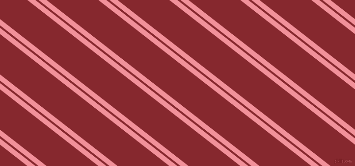 142 degree angle dual striped lines, 10 pixel lines width, 4 and 65 pixel line spacing, Wewak and Flame Red dual two line striped seamless tileable
