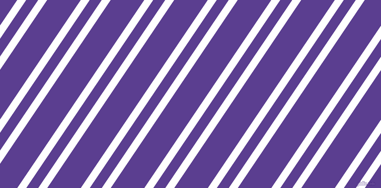 56 degree angles dual striped lines, 15 pixel lines width, 20 and 56 pixels line spacing, White and Daisy Bush dual two line striped seamless tileable