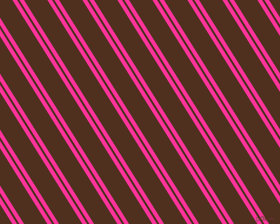 122 degree angle dual striped line, 8 pixel line width, 4 and 40 pixel line spacing, Wild Strawberry and Indian Tan dual two line striped seamless tileable