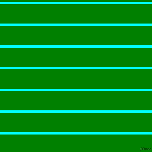 horizontal lines stripes, 8 pixel line width, 64 pixel line spacing, Aqua and Green horizontal lines and stripes seamless tileable