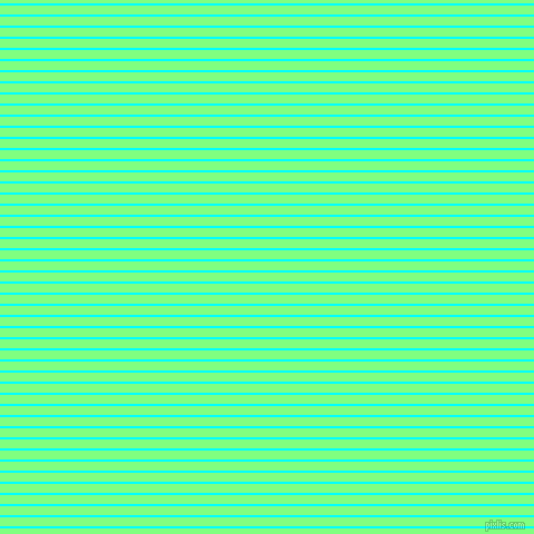 horizontal lines stripes, 2 pixel line width, 8 pixel line spacing, Aqua and Mint Green horizontal lines and stripes seamless tileable