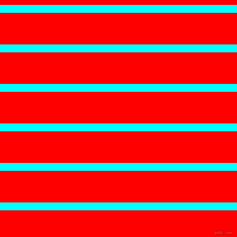 horizontal lines stripes, 16 pixel line width, 64 pixel line spacing, Aqua and Red horizontal lines and stripes seamless tileable