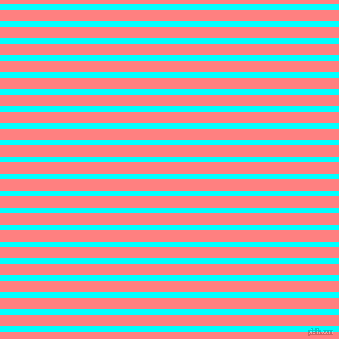 horizontal lines stripes, 8 pixel line width, 16 pixel line spacing, Aqua and Salmon horizontal lines and stripes seamless tileable