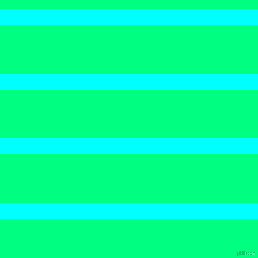 horizontal lines stripes, 32 pixel line width, 96 pixel line spacing, Aqua and Spring Green horizontal lines and stripes seamless tileable