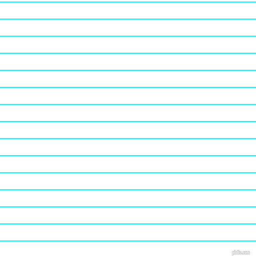 horizontal lines stripes, 2 pixel line width, 32 pixel line spacing, Aqua and White horizontal lines and stripes seamless tileable