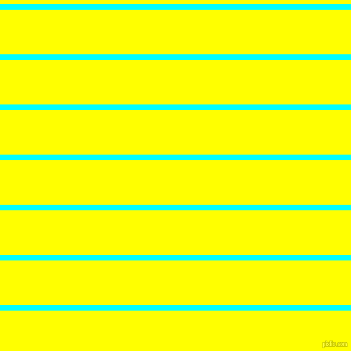 horizontal lines stripes, 8 pixel line width, 64 pixel line spacing, Aqua and Yellow horizontal lines and stripes seamless tileable