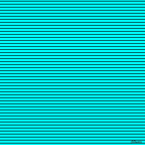 horizontal lines stripes, 2 pixel line width, 8 pixel line spacing, Black and Aqua horizontal lines and stripes seamless tileable