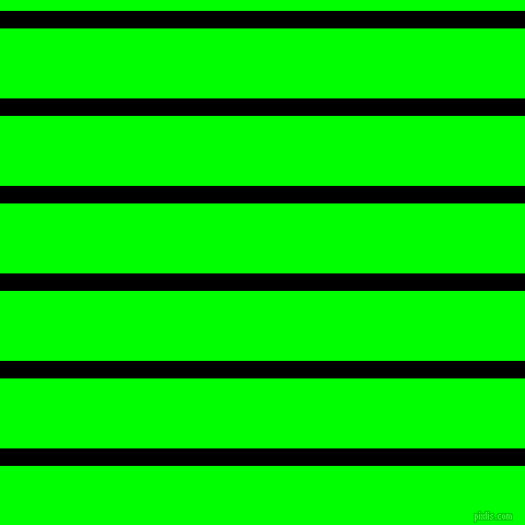 horizontal lines stripes, 16 pixel line width, 64 pixel line spacing, Black and Lime horizontal lines and stripes seamless tileable