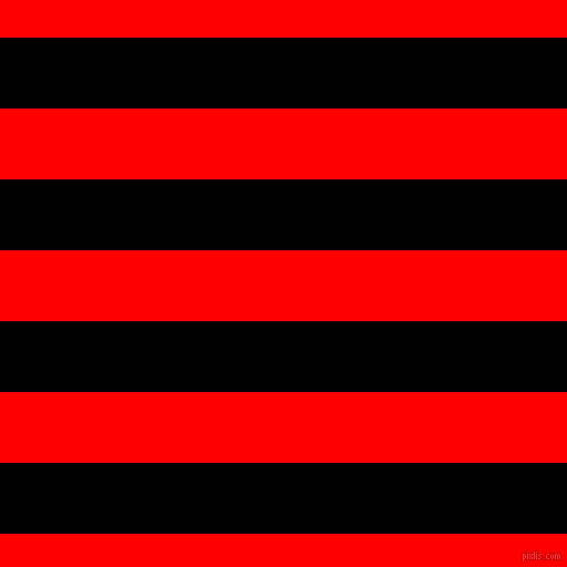 horizontal lines stripes, 64 pixel line width, 64 pixel line spacing, Black and Red horizontal lines and stripes seamless tileable