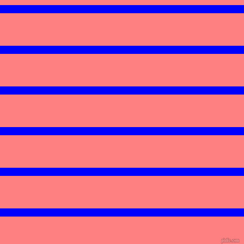 horizontal lines stripes, 16 pixel line width, 64 pixel line spacing, Blue and Salmon horizontal lines and stripes seamless tileable