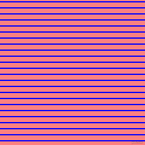 horizontal lines stripes, 4 pixel line width, 16 pixel line spacing, Blue and Salmon horizontal lines and stripes seamless tileable