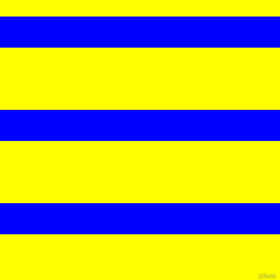 horizontal lines stripes, 64 pixel line width, 128 pixel line spacing, Blue and Yellow horizontal lines and stripes seamless tileable