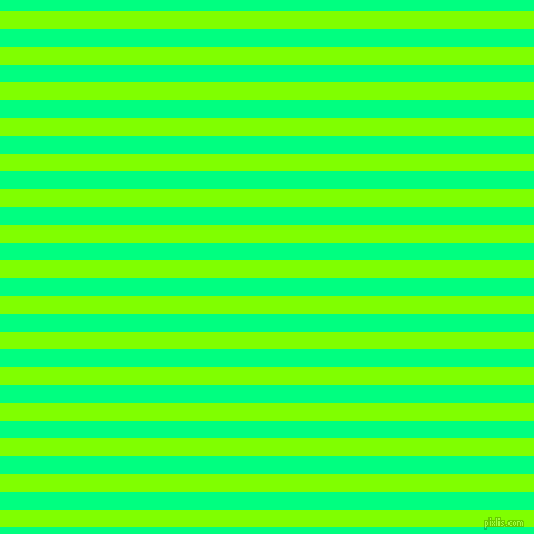 horizontal lines stripes, 16 pixel line width, 16 pixel line spacingChartreuse and Spring Green horizontal lines and stripes seamless tileable