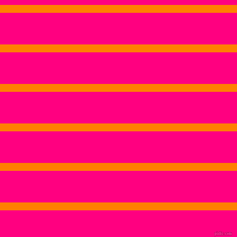 horizontal lines stripes, 16 pixel line width, 64 pixel line spacing, Dark Orange and Deep Pink horizontal lines and stripes seamless tileable