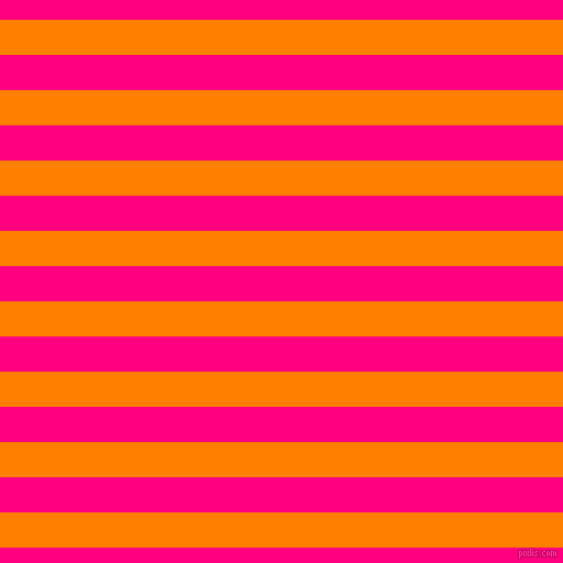 horizontal lines stripes, 32 pixel line width, 32 pixel line spacing, Dark Orange and Deep Pink horizontal lines and stripes seamless tileable