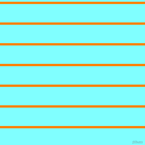 horizontal lines stripes, 8 pixel line width, 64 pixel line spacing, Dark Orange and Electric Blue horizontal lines and stripes seamless tileable