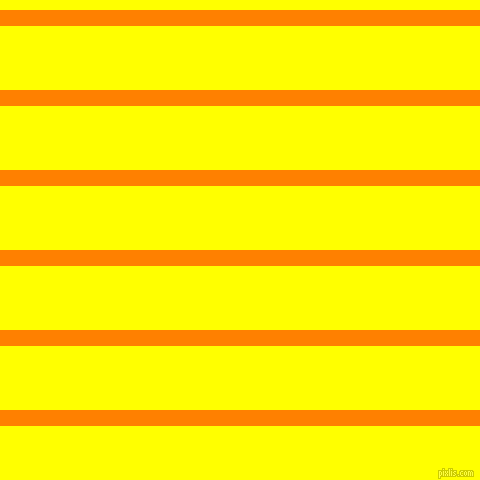 horizontal lines stripes, 16 pixel line width, 64 pixel line spacing, Dark Orange and Yellow horizontal lines and stripes seamless tileable