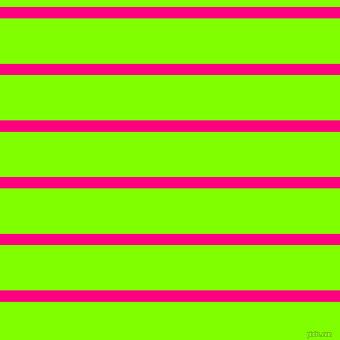 horizontal lines stripes, 16 pixel line width, 64 pixel line spacing, Deep Pink and Chartreuse horizontal lines and stripes seamless tileable