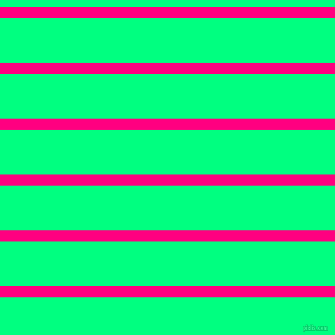 horizontal lines stripes, 16 pixel line width, 64 pixel line spacing, Deep Pink and Spring Green horizontal lines and stripes seamless tileable