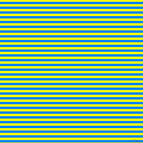 horizontal lines stripes, 8 pixel line width, 8 pixel line spacing, Dodger Blue and Yellow horizontal lines and stripes seamless tileable