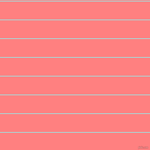horizontal lines stripes, 2 pixel line width, 64 pixel line spacing, Electric Blue and Salmon horizontal lines and stripes seamless tileable